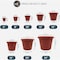 Hc Companies 20'' Black Classic Planter PCP20005G18 - alternate 2