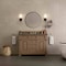 James Martin Vanities Brookfield 48 in. Single Vanity, Pecan w/ 3 CM Parisien Bleu Silestone Top 547-V48-PCN-3PBL - alternate 2