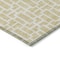 Homeroots 8' X 10' Wheat And Ivory Geometric Washable Indoor Outdoor Area Rug 594890 - alternate 2