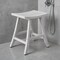 Homeroots 24" X 15" White Teak Square Shower Bench 376787 - alternate 3
