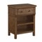 Homeroots 17" X 24" X 30" Reclaimed Oak Wood Nightstand 347184 - alternate 1