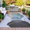 Homeroots 9' X 12' Ivory And Gray Abstract Washable Indoor Outdoor Area Rug 630955 - alternate 2