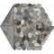 Daltile Pebble Oasis Natural Stone Tri-Hex Pebble Mosaic 11in x 10in in Tumbled Coastal, 17PK PB26TRHEXPBMSTM - alternate 1