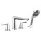 Delta Galeon 4-Hole Roman Tub Trim with Hand Shower T4771-PR - alternate 2