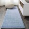 Jonathan Y Haze Solid Low-Pile Classic Blue 2 ft. x 14 ft. Runner Rug SEU100F-214 - alternate 1