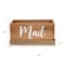 Homeroots 6" Brown Wood Cube or Bin 661206 - alternate 2