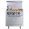 Koolmore 36 in. Commercial 2-Burner and 24 in. Griddle Electric Range Oven, 240V (KM-CRG242-E) KM-CRG242-E - alternate 1