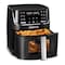 Gourmia Black/Silver 8 qt Programmable Digital Air Fryer GAF824 - alternate 2