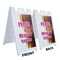 Signmission Hair & Beauty Salon, A-Frame & 2 Decals Installed, Heavy-Duty Plastic Frame SBHD-D-2436-Hair & Beauty Salon - alternate 2