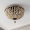 Jonathan Y Dune Wood Bead 15.25" 3-Light Bohemian Farmhouse Iron LED Semi Flush Mount, Oil Rubbed Bronze/Light T JYL9903A - alternate 2