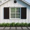 Ekena Millwork Rustic Four Board Joined Board-n-Batten Rough Sawn Faux Wood Shutters w/No Batten, 22W x 30H, PR SHUBJN22X30RSPR - alternate 2