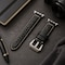 Elegani Ostrich-Embossed Leather Watch Replacement Band Compatible with Apple Watch 41mm, Black OSTPAM-BLK-41mm - alternate 2