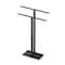 Gatco Modern Floor Towel Stand, Matte Black 1552MX - alternate 1