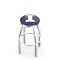 Holland Bar Stool Co 36" Chrome Illinois Swivel Bar Stool, Accent Ring L8C2C36IlliniU - alternate 1