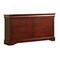 Homeroots 60" Brown Solid and Manufactured Wood Six Drawer Double Dresser 490456 - alternate 1