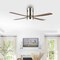 Jonathan Y Theo 52" 1-Light Contemporary Minimalist Iron/Acrylic Mobile-App/Remote-Controlled 6-Speed Integrate JYL9716A - alternate 2