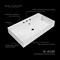 Whitehaus Collection 32 in Rectangular Wall Mount Basin with Single Faucet Drilling and Overflow B-AG81-3H - alternate 2