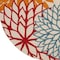 Homeroots 10' Green Orange And Red Round Indoor Outdoor Area Rug 521644 - alternate 2