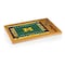 Picnic Time Family Of Brands NCAA Michigan Wolverines Football Field Icon Glass Top Cutting Board & Knife Set 910-00-505-344-0 - alternate 2