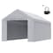 Vevor Carport Replacement Canopy Car Shelter Top+Side 10x20ft Frame Not Included SXYQCPBHDC10X20 - alternate 1