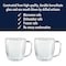Henckels Cafe Roma 2-pc Double-Wall Glassware 12oz. Glass Coffee Mug Set 1021892 - alternate 2