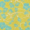 Homeroots 5' X 8' Yellow And Aqua Floral Washable Indoor Outdoor Area Rug 600055 - alternate 2