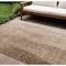 Homeroots 10' X 14' Brown And Beige Ombre Washable Indoor Outdoor Area Rug 581803 - alternate 2