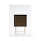 Homeroots 33in Brown and Dark Brown Accent Cabinet 473072 - alternate 2