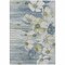 Homeroots 3' X 5' Denim Blue And Sky Blue Floral Washable Indoor Outdoor Area Rug 582746 - alternate 2