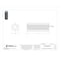 Zoro Select Coupling Nut, 3/8"-16, Steel, Grade 2, Zinc Plated, 1-3/4 in Lg, 9/16 in Hex Wd, 10 PK U11400.037.0175 - alternate 3