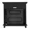 Northwest 27in Electric Fireplace TV Stand for 32in Screen Fireplace Mantel TV Entertainment Center with Shelf 80-FPWF-3 - alternate 2