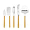Mepra Fantasia Cheese Knives - 5 Pieces - Mustard 10O74405 - alternate 1