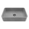 Vigo Cordoba Gothic Gray Concreto Stone 20 in. L x 13 in. W x 5 in. H Rectangular Vessel Bathroom Sink VG04062 - alternate 2