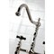 Kingston Brass Bridge Kitchen Faucet with Brass Sprayer, Polished Nickel KS1276PKXBS - alternate 2