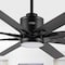 Jonathan Y Octo 66" 1-Light Contemporary Industrial Iron/Plastic Mobile-App/Remote-Controlled 6-Speed Ceiling F JYL9713A - alternate 2