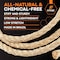 Xpose Safety Sisal Rope 1/4inx100ft SR14-100-X - alternate 2