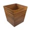 Homeroots 21in Brown Solid Wood Indoor Outdoor Square Planter Box 476244 - alternate 2