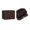 Manhattan Comfort Evelyn 32in Nightstand 4.0 in Brown - Set of 2 2-NS014-BR - alternate 2
