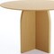 Homeroots 45" Beige Solid Wood Pedestal Base Round Top Dining Table 712168 - alternate 2