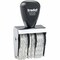 Trodat Size 2 Rubber Date Stamp, Date Stamp, 0.19in Impression Length, 4 Bands, Gray, Rubber, Steel RD020 - alternate 1