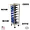 Omnimed Horizontal Open Chart Rack 1 Tier In Beige (53H X 14.5W X 15D) (10 Binder Capacity) 264410-BG - alternate 1
