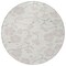 Homeroots 8' Ivory And Gray Round Floral Washable Indoor Outdoor Area Rug 599894 - alternate 2