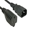 Sanoxy 2 PACK 1ft 18 AWG Monitor Power Adapter Cord NEMA 5-15R to IEC320 C14 SNX-CBL-LDR-PW105-1201 - alternate 1