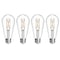 Bulbrite LED Filament PK of 4, 7.6 W Dimmable ST18 Light Bulb with Clear Finish and E26 Base - 3000K 776243 - alternate 1