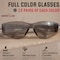 Bison Life Crystal, Safety Glasses, Anti-Scratch, Gray Lens, Frameless BLSH-ESCR-CLCT-SG10GY-12 - alternate 2