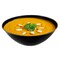 Smarty Had A Party 32 oz Black with Gold Rim Organic Round Disposable Plastic Bowls 60 Bowls, 60PK 9332BG-CASE - alternate 2