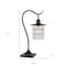 Homeroots 25" Bronze Metal Lantern Style Desk Lamp With Edison Bulb 524660 - alternate 2