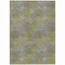 Homeroots 3' X 5' Gray Lime Green And Silver Polka Dot Washable Indoor Outdoor Area Rug 614677 - alternate 2