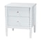 Baxton Studio Lucera Mid-Century White Twin Size 3-Piece Bobbin Bedroom Set 257-14013-14121-14121-ZORO - alternate 2
