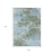 Homeroots 9' X 12' Sage And Denim Blue Abstract Washable Indoor Outdoor Area Rug 630655 - alternate 2
